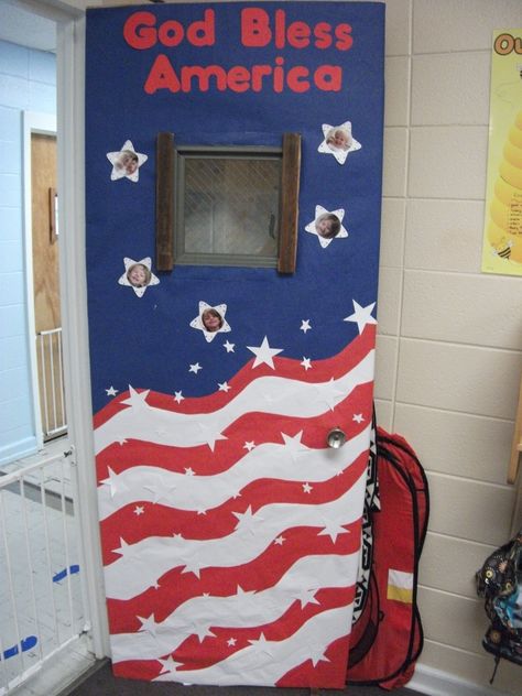 Fouth of July Door Design Patriotic Door Decorations Classroom, 4th Of July Classroom Door, 4th Of July Classroom Decorations, Fourth Of July Classroom Door Ideas, 4th Of July Door Decorations Classroom, July Door Decorations Classroom, 4th Of July Classroom Door Ideas, 4th Of July Door Decorations, Red White Blue Classroom