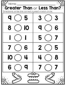 Printable Kindergarten Math Worksheets Comparing Numbers Comparing Numbers Worksheet, Greater Than Less Than, Math Addition Worksheets, First Grade Math Worksheets, Comparing Numbers, Preschool Math Worksheets, 2nd Grade Math Worksheets, 1st Grade Math Worksheets, Kids Math Worksheets