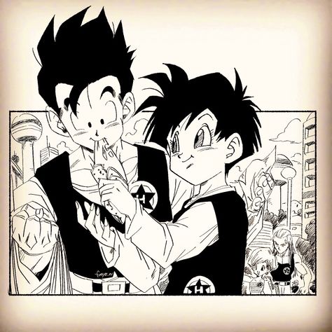 Goten Manga, Dbz Manga, Ball Drawing, Dragon Ball Super Artwork, Dbz Art, Dragon Ball Image, Dragon Ball Super Manga, Dragon Ball Wallpapers, Dragon Ball Artwork