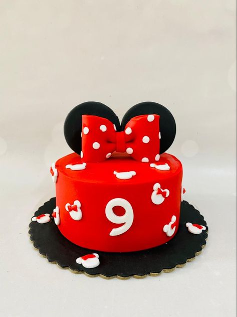 Mickey Mouse themed cake 9 Month Birthday Cake, Princess Shoot, Cake Captions, Princess Shot, Half Birthday Cakes, Simple Kurta, One Month Baby, Hyo Seop, Half Birthday