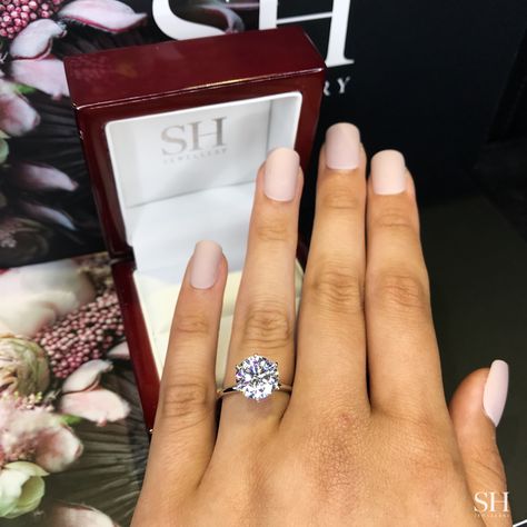 5ct Engagement Ring Round, 3.5 Ct Round Engagement Ring, Round Engagement Ring 4 Carat, Big Round Engagement Rings, 3ct Solitaire Engagement Ring, 3 Carat Round Engagement Rings, 3 Ct Engagement Ring Round, 2 5 Carat Round Engagement Ring, 3 Karat Ring Engagement Round