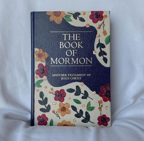 Church Rizz, Book Of Mormon Cover Art, Book Of Mormon Painting, Book Of Mormon Painted Cover, Lds Crafts, Scripture Marking, Book Of Mormon Scriptures, Scripture Painting, Mormon Scriptures