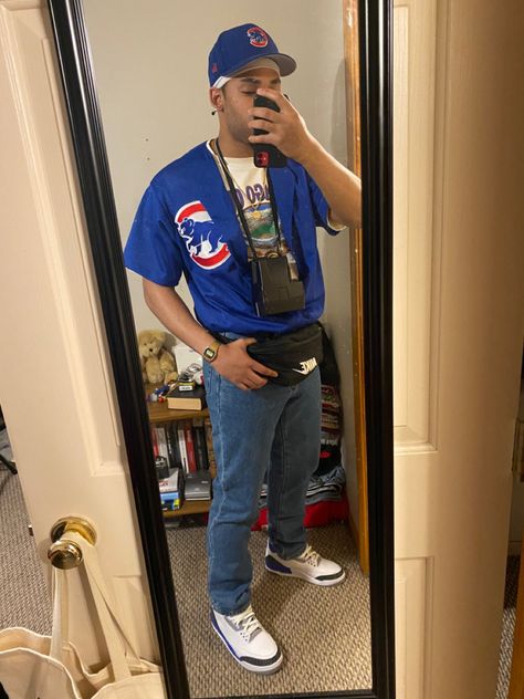 Racer Blue 5s Outfit, Jordan 3 Racer Blue Outfit, Racer Blue 3s Outfit, Jordan 3 Outfit Men, Jordan 3 Outfit, Jordan 3s, Streetwear Ideas, Blue Jordans, Air Jordan 3