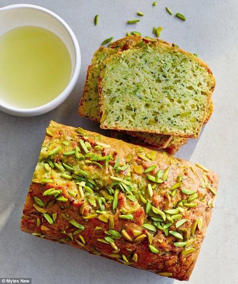 I was given a slice of this a while back and when my friend told me what it was, I thought, ‘Courgettes in a cake, really?’ But one bite into that beautifully moist and flavoursome crumb, I was sold. Courgette And Lemon Cake, Pistachio Biscotti, Pistachio Recipes, Drizzle Cake, Pistachios Nuts, Vegetarian Cookbook, Lemon Drizzle, Bowl Cake, Pecan Nuts