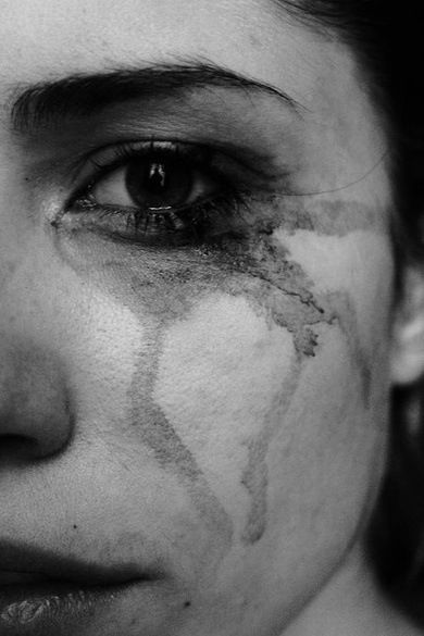 mascara stains. I'm Fine, Les Sentiments, Dark Photography, Photography Projects, White Photography, The Words, Dark Art, Photography Inspiration, Portrait Photography