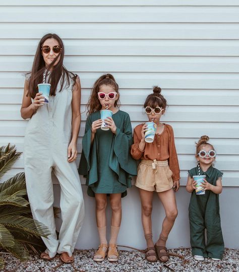 JUSTINE on Instagram: “Why should they have all the fun 🥤💁🏽‍♀️ #thisishowtheyshake Dressed in @theiconickids @theiconicau” Kid Fashion, 3 People, People People, People Standing, Baby Outfits, Stylish Kids, Childrens Fashion, Future Kids, Mini Fashion