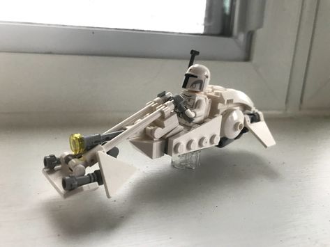 Lego Star Wars Mandalorian speeder bike | Andrew Martin | Flickr Lego Star Wars Mandalorian, Speeder Bike, Star Wars Mandalorian, Lego Mocs, Andrew Martin, Custom Toys, Star Wars Ships, Lego Stuff, Lego Moc