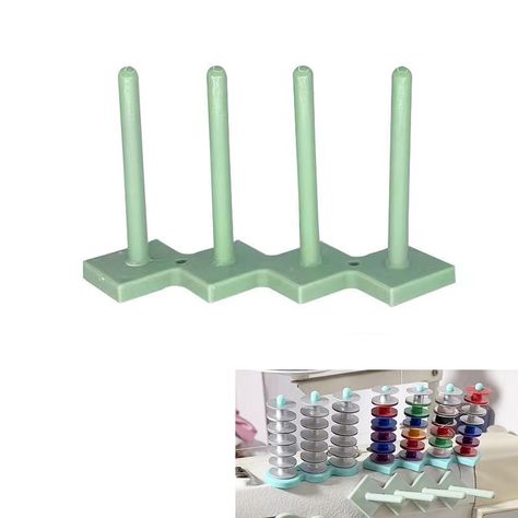 Bobbin Storage, Sewing Machine Table, Green Thread, Machine Sewing, Thread Spools, Sewing Notions, Room Type, Amazon Art, Sewing Stores