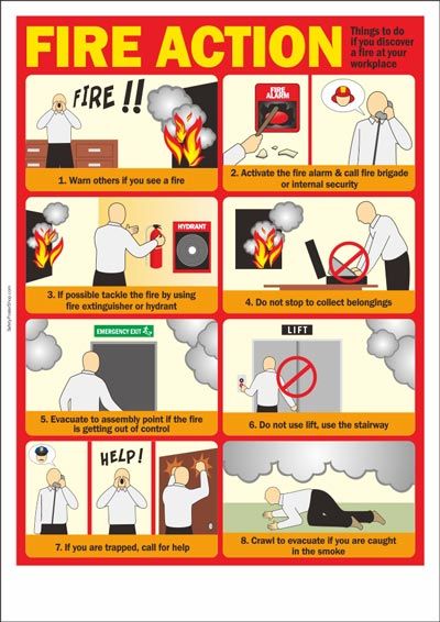 If you ever discover a fire in your workplace, here are a few steps you'll want to take! Fire Safety Poster, Safety Pictures, Safety Topics, Office Safety, Fire Safety Tips, Health And Safety Poster, Safety Slogans, Safety Poster, Safety Awareness