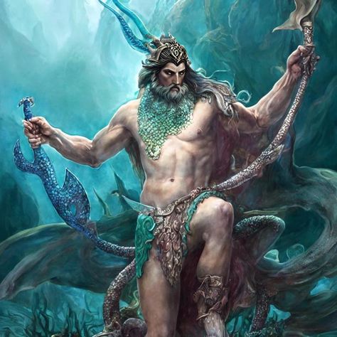 Greek Titans, Legends And Myths, Fantasy Pictures, Greek God, Beautiful Fantasy Art, Greek Gods, Ancient Greece, Greek Mythology, Mythical Creatures