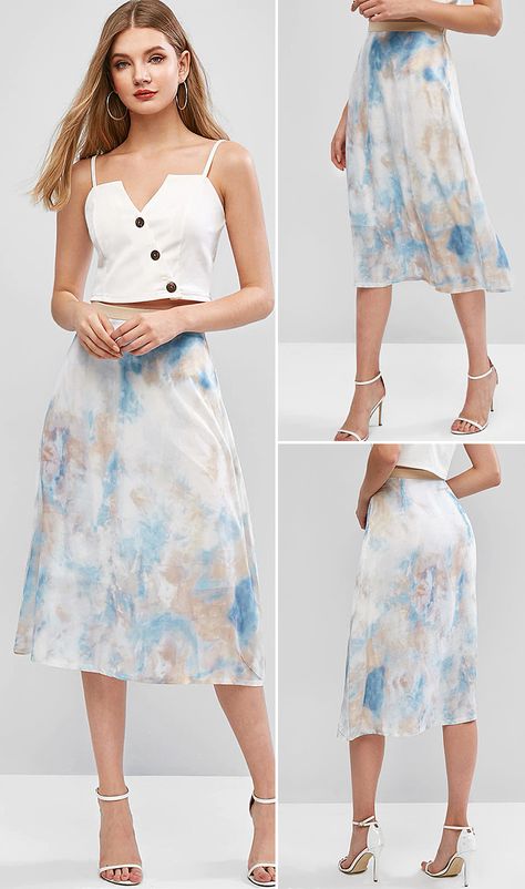 Tie Dye Skirt - Multi-a S HOT SALES 2020, skirt outfits summer, summer outfits 2020, maxi skirts, modest skirts, summer style 2020, summer fashion 2020 trends, mode trends 2020, trending, classy & elegant, elegant style, fashion, moda, women, beautiful, beauty, shop, shopping Summer Fashion 2020, Summer Outfits 2020, Skirts Modest, Skirts Cute, Skirt Outfits Summer, Jean Skirts, High Waisted Skirts, Skirts Summer, Modest Skirts