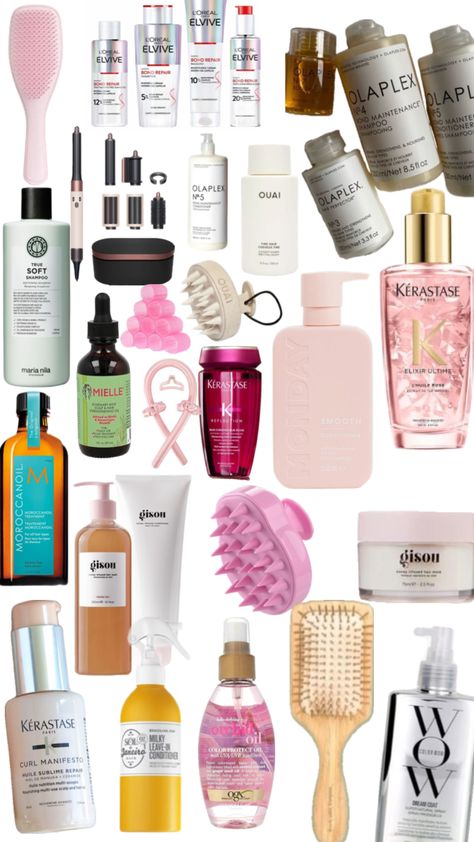 #haircare Hair Care Must Haves, Nice Hairstyles, Healthy Hair Routine, Bvlgari Jewelry, Hair Essentials, Body Care Routine, Hair Routines, Gift Guides, Hair Care Routine