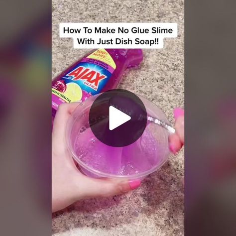 Slime With Dish Soap, Dish Soap Slime, Soap Slime, Slime No Glue, How To Make Slime, Slime, Dish Soap, Soap