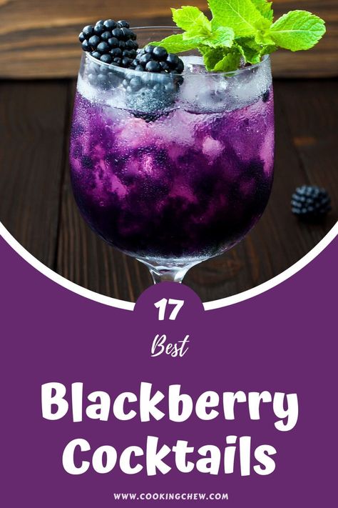 Are you looking for a unique cocktail that is not too sweet with a tangy and vibrant taste? Then, let me introduce these 17 delicious and festive blackberry cocktails! Blackberry Moonshine Cocktails, Purple Drinks Alcohol, Blackberry Liqueur Recipes, Blackberry Cocktails, Alcoholic Drinks Vodka, Jameson Cocktails, Blackberry Cocktail, Blackberry Drinks, Unique Cocktail Recipes