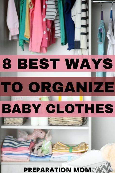 So glad I found this. I've always struggled with organizing, but now I've got some great ideas to help me with that. Baby Wardrobe Organisation, Clothes Organization Ideas, Toddler Clothes Organization, Nursery Clothes Organization, Organize Baby Clothes, Clothes Essentials, Best Baby Clothes, Baby Nursery Closet, Storing Baby Clothes