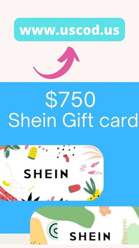 Shein 750 Gift Card, Shein 750, 750 Shein Gift Card, Shein Gift Card, Card Balance, Gift Card Balance, Be Real, Pinterest Fashion, Gift Cards