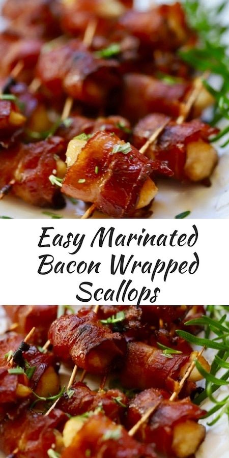 Scallop Bacon Wrapped, Seafood Party Food, Scallop Appetizer, Seafood Appetizers Easy, Super Bowl Party, Seafood Buffet, Bacon Wrapped Scallops, Make Ahead Appetizers, Appetizer Menu