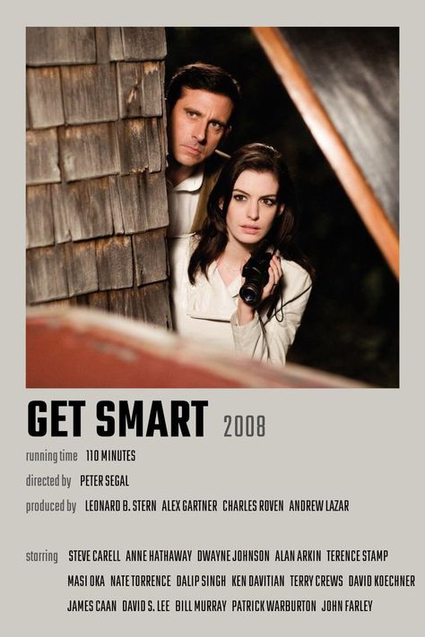 Get Smart Movie Poster Get Smart Movie Poster, Get Smart Movie, Anne Hathaway Movies, Anne Hathaway Films, Great Expectations Movie, Minimalist Polaroid Poster, Terence Stamp, Tv Posters, Amazing Movies