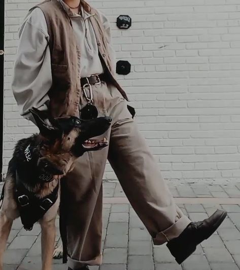 light academia aesthetic, german shepherd, protection dog, service dog aesthetic Crutchie Morris, Service Dog Aesthetic, Aesthetic German Shepherd, German Shepherd Service Dog, German Shepherd Protection, German Shepherd Aesthetic, Shepherd Aesthetic, Dogs Aesthetic, Dog Aesthetic