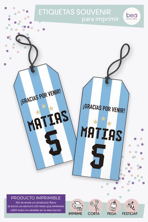 Tarjetas souvenir cumple ARGENTINA . . #tarjetasouvenirargentina #tarjetacumpleargentina #argentinasouvenir #argentinatarjeta #argentinacumple #argentinacumpleinfantil #argentinatarjetasouvenir Messi Birthday, English Day, Argentina Football, Football Birthday, How To Plan, Birthday