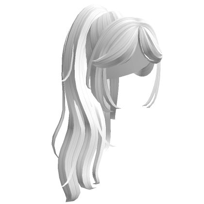 Brookhaven Codes, Roblox Hair, Hair Codes, Roblox Code, Bloxburg Decals Codes, Straight Blonde Hair, Side Ponytail, Roblox Shirt, Roblox Pictures