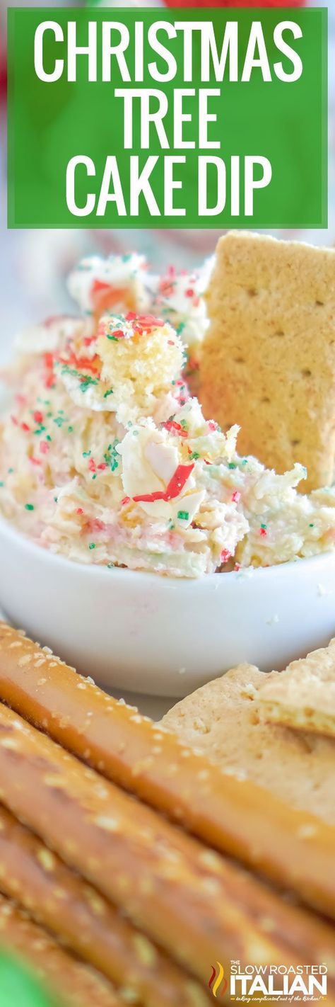 Tree Cake Dip, Christmas Tree Cake Dip, Christmas Tree Dip, Cake Dip Recipe, Fun Holiday Desserts, Little Debbie Snack Cakes, Little Debbie Christmas Tree, Dessert Dip Recipes, Cool Whip Desserts