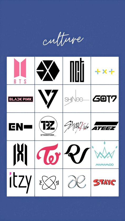 K Pop Logo, Kpop Logo, Wallpaper 2024, Entertainment Logo, Gangnam Style, Sticker Ideas, Band Logos, Blackpink And Bts, New Wallpaper