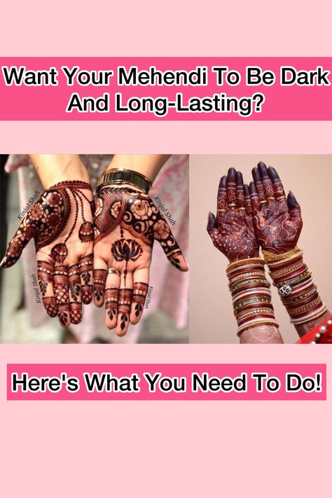 If you are also going to adorn your hands with a beautiful mehendi design, then let us give you some really simple and cool tips for making it dark and long-lasting. #mehendi #mehendidesignsforhands #mehndi #mehndidesign #mehndiart #mehendiposes #dosanddonts #tips #beautytips #bollywood #bollywoodshaadis Mehendi Darkening Tips, Mehndi Tips, How To Make Mehndi, Henna Paste, Bridal Mehendi, Mehendi Design, Mehndi Art, Mehendi Designs, Married Woman