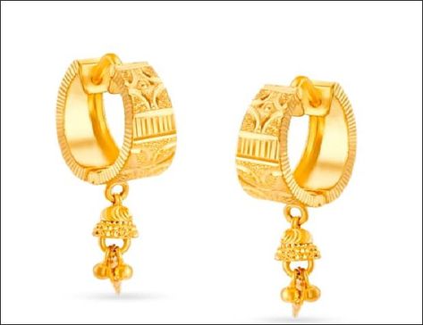 Gold Hoop Earring Designs Gold Hoop Earrings Designs, Gold Earrings With Price, Earrings With Price, Tanishq Jewellery, Diamond Jewellery Designs, Designer Diamond Jewellery, Gold Jewelry Earrings, Diamond Jewellery, Jewellery Designs