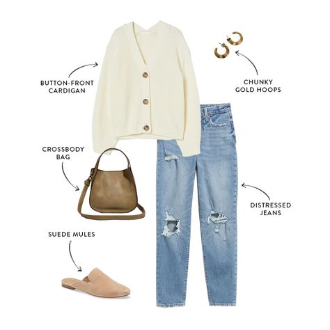 Capsule Wardrobe For Moms, Capsule Wardrobe List, Mom Uniform, 23 Fashion, Winter Capsule Wardrobe, Fall Capsule Wardrobe, Knit Turtleneck Sweater, Sweaters And Jeans, Fashion Items