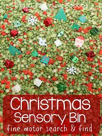 Prek Sensory, Christmas Sensory Bin, Winter Sensory, Christmas Sensory, December Lessons, Preschool Sensory, Christmas Preschool, Sensory Tubs, Sensory Tub