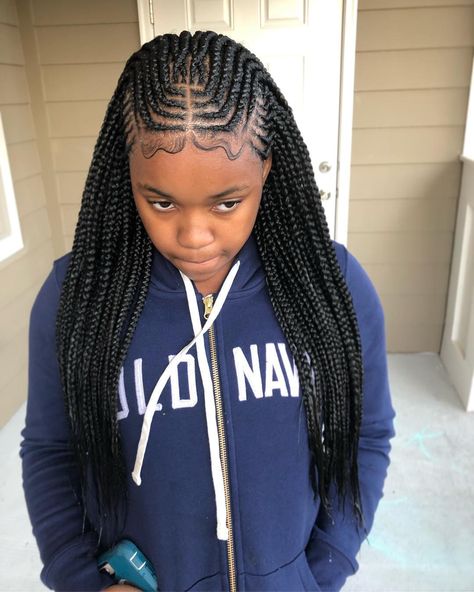 Young & Raw 🤯💜 on Instagram: “Just a lil freestyle 🤫🤯😍😍😍😍!! BOOK ME FOR YOUR TRIBLE BRAIDS 🗣” Straight Hairstyles Women, Trible Braids Freestyle, Braids Freestyle, Kids Hairstyles Girls Black, Teens Hairstyles, Women With Curly Hair, Kanekalon Braids, Teen's Hairstyles, Kids Hairstyle