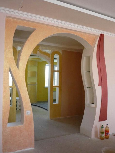 Arch Designs For Hall, Wall Wardrobe Design, Arch Designs, Wardrobe Design Modern, Front Wall Design, House Wall Design, House Outer Design, House Balcony Design, Small House Front Design