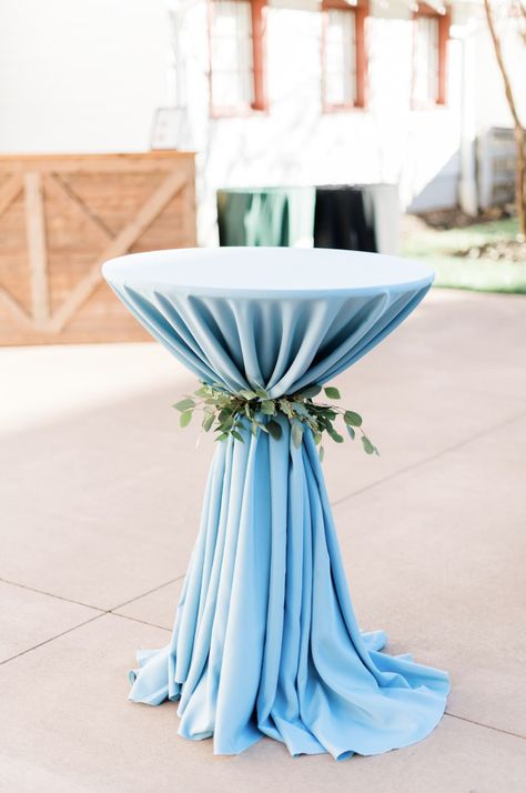 cocktail table greenery cinch  Greenbee floral design - brittany charlie wedding Blue Cocktail Tables Wedding, Dusty Blue Cocktail Table, Cocktail Table Greenery, Cocktail Tables Decor, Cocktail Tables Wedding, Wedding Cocktail Table Decor, Table Greenery, Wedding Cocktail Tables, Cocktail Table Decor