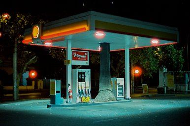 Film: Cinestill 800 ISO Tungsten Xpro C-41 · Lomography Film Photography Night, Night Film Photography, Petrol Station Photography, Gas Station Cinematic, Gas Station At Night Photography, Cinestill 800t, Cinestill 50d, Free Subscription Boxes, Procreate Ipad Art