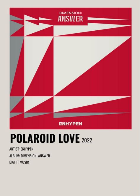 Polaroid Love Enhypen Song, Polaroid Poster Music, Kpop Receipt, Polaroid Love Enhypen, Enhypen Song, Kpop Minimalist, Song Polaroid, Kpop Polaroid, Polaroid Love