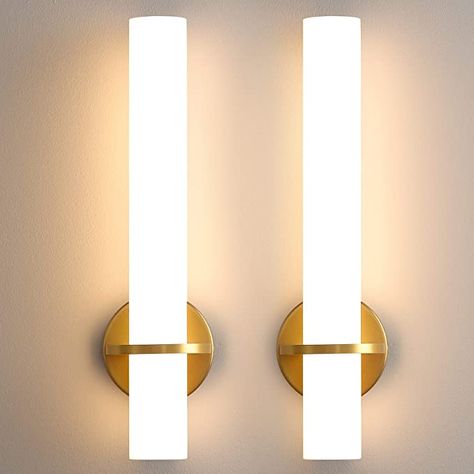 Gold Wall Sconces, Gold Sconces, Bathroom Hallway, Wall Sconces Bedroom, Sconces Bedroom, Bathroom Sconces, Transitional Wall Sconces, Bathroom Wall Sconces, Modern Wall Sconces