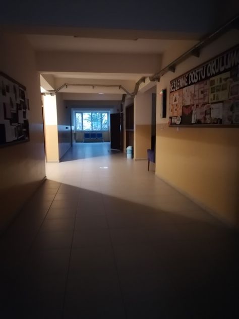 School Horror Aesthetic, School At Night Aesthetic, Night School Aesthetic, School At Night, High Mood, Autumn Academia, Romanticize School, Summer List, School Hall