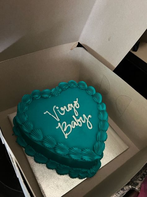 Virgoat Birthday Cake, Virgo Season Cake, Virgo Baby Cake, Virgo Cake Ideas, Virgo Birthday Cake, Crazy Birthday Cakes, Virgo Szn, Birthday Virgo, Green Birthday Cakes