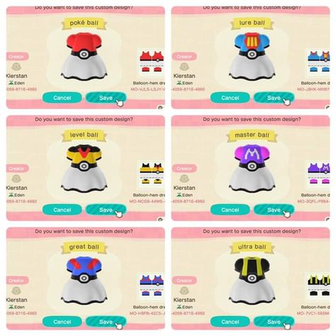 Acnh Pokemon Design, Animal Crossing Pokemon Design, Acnh Pokemon Design Codes, Acnh Pokemon, Acnh Clothes, Acnh Design, Acnh Designs, Acnh Codes, Qr Codes Animal Crossing