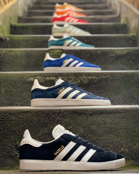 Adidas Gazelle Outfit Men, Adidas Gazelle Men, Adidas Shoes Gazelle, Adidas Gazelle Outfit, Gazelle Adidas, Shoes Skate, Adidas Sambas, Adidas Casual, Sneaker Shop