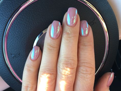 Love my pale pink chromed creation. Pale Pink Chrome Nails, Nail Color For Pale Skin, Nails Chrome Pink, Nails For Pale Skin, Sns Nails Designs, Chrome Pink, Pink Chrome Nails, Nails Chrome, Sns Nails