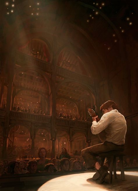 Marc Simonetti, Kingkiller Chronicles, The Name Of The Wind, The Kingkiller Chronicles, Patrick Rothfuss, Burns Night, Picture Writing Prompts, Fantasy Novel, Fairytale Art