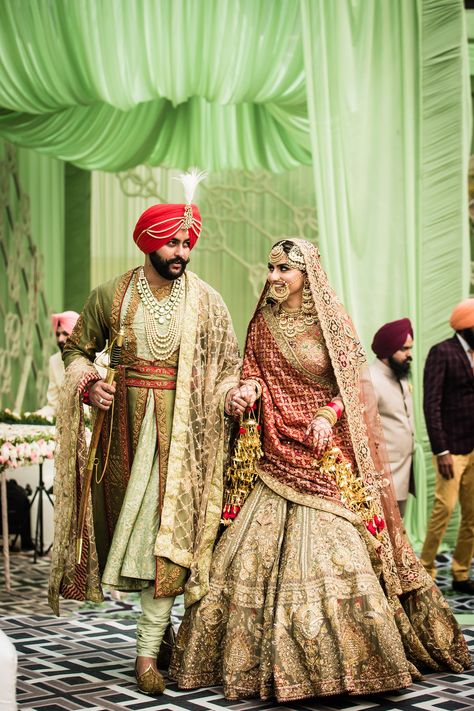 Rimple And Harpreet Narula, Sikh Bride, Dapper Grooms, Bridal Lehenga Collection, Lehenga Collection, Indian Bridal Outfits, Bridal Lehenga Choli, Sikh Wedding, Bridal Dress Design