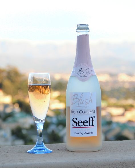 Blush - Sparkling Wine from Bon Courage (Specially branded for Seeff Properties) South African Wine, Bon Courage, Sparkling Wine, Wine Tasting, Rosé Wine Bottle, Adventure Travel, Wine Bottle, Blush, Wine