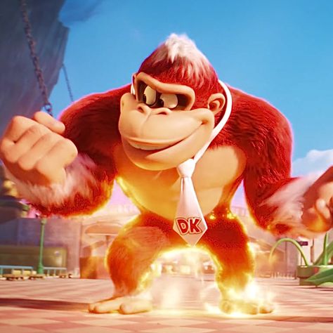 Donkey Kong in The Super Mario Bros. Movie Super Mario Bros Film, Mario Movie, Nintendo Mario Bros, The Super Mario Bros Movie, Super Mario Bros Movie, Kong Movie, Diddy Kong, Nintendo Super Smash Bros, Super Mario And Luigi