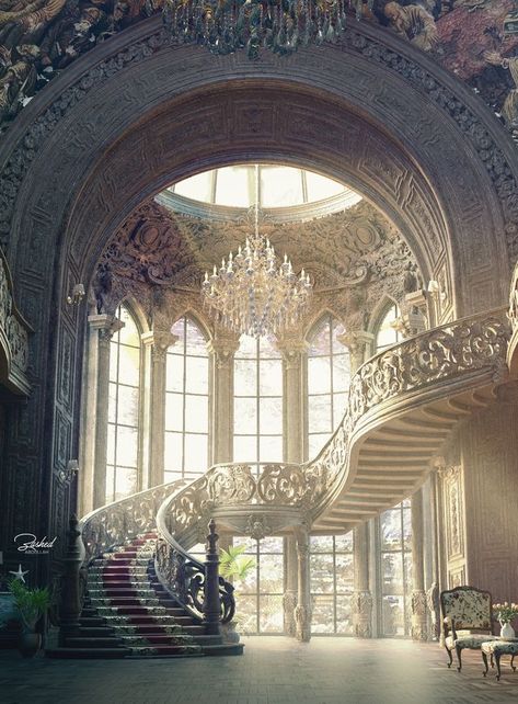 French Castles Interior, Shalyncore Aesthetic, Castle Rooms Aesthetic, Fantasy Castle Aesthetic Interior, Castle Bedroom Aesthetic, Castle Aesthetic Exterior, 1800s Architecture, Royalty Core Aesthetic, Siren Beauty