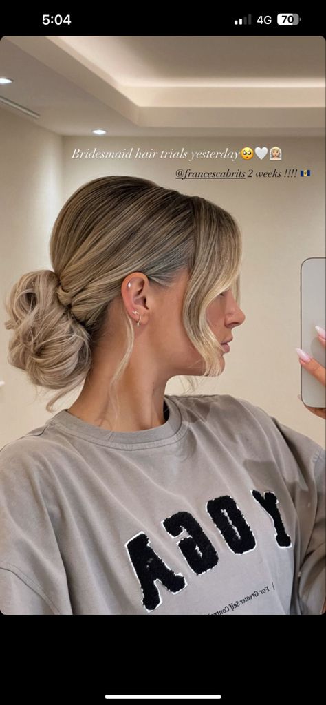 Updos For Photoshoot, Bridal Hair Inspiration Up Dos, Hair Up Vs Down For Wedding, Classy Bridal Updo, Bridesmaid Hair With High Neck Dress, Wedding High Bun, Party Pony Bridesmaid Hair, Bride Hair Updo With Veil, Blonde Bride Updo