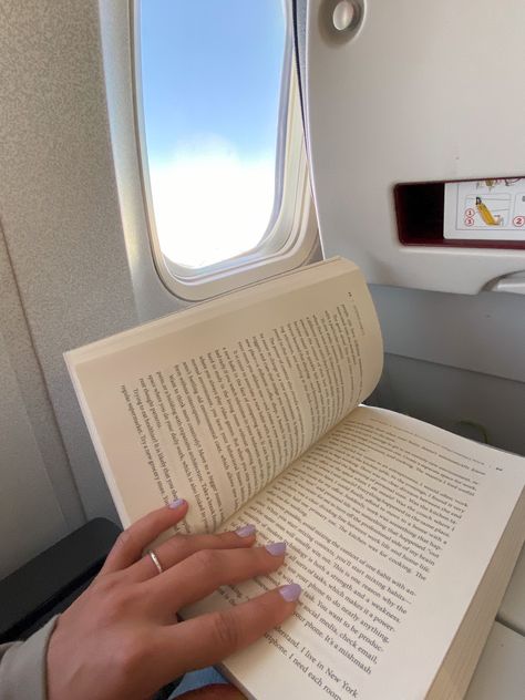 Plane sky and clouds Plane Reading Aesthetic, Airport Book Aesthetic, Reading On A Plane, On Plane Aesthetic, Reading On Plane, Anastasia Allen, Plane Aesthetic, Airport Vibes, Reader Aesthetic