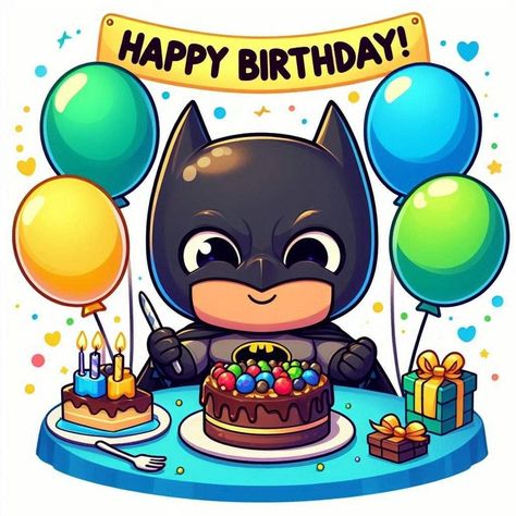 Batman Party, Happy Birthday Wishes Quotes, Avengers Birthday, Birthday Wishes Quotes, Marvel Wallpaper, Day Wishes, Happy Birthday Banners, 4 Kids, Diy Stickers